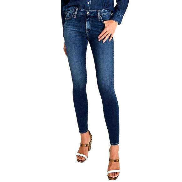 Adriano Goldschmied “The Farrah” skinny Women's High Rise Blue jeans Size 25 - Picture 14 of 16